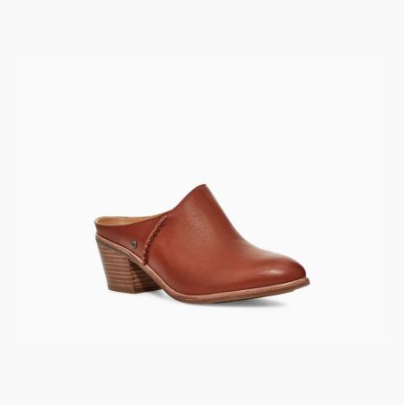 UGG Lovisa Brown Heels for Women (BTUC26834)